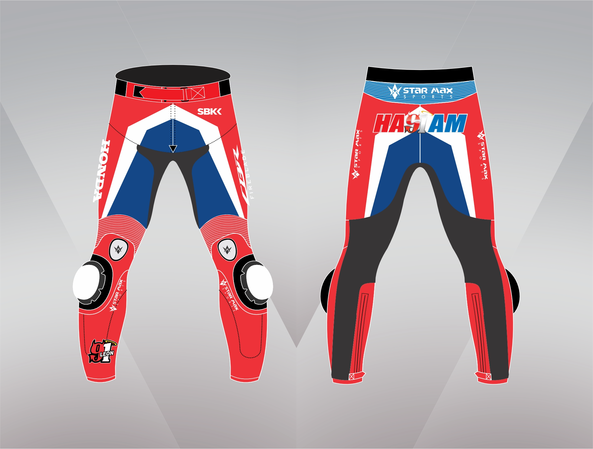 Motogp honda hrc leather racing pant,,