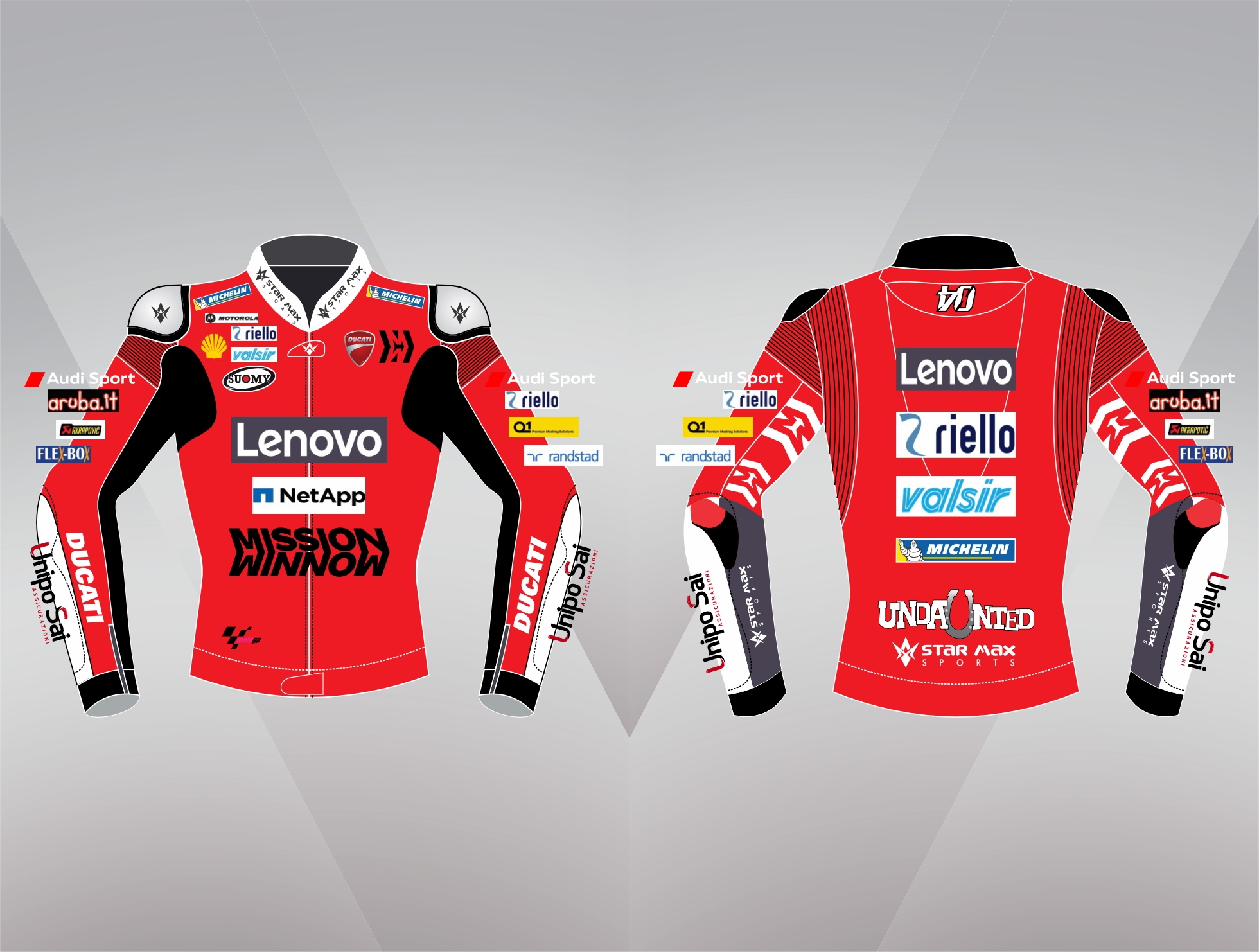 Motogp lenovo ducati leather racing jacket..