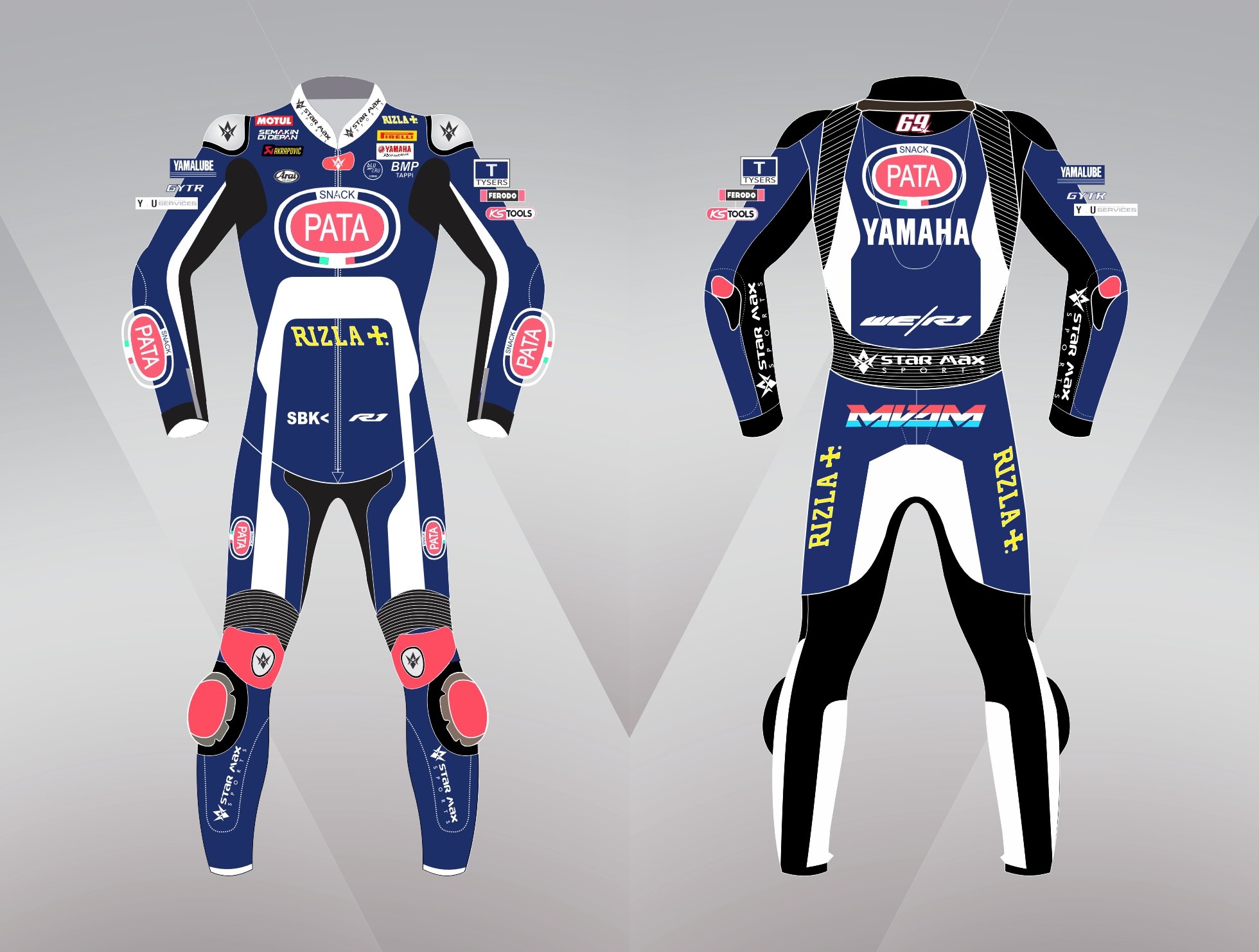 Motogp yamaha snack leather racing suit,,