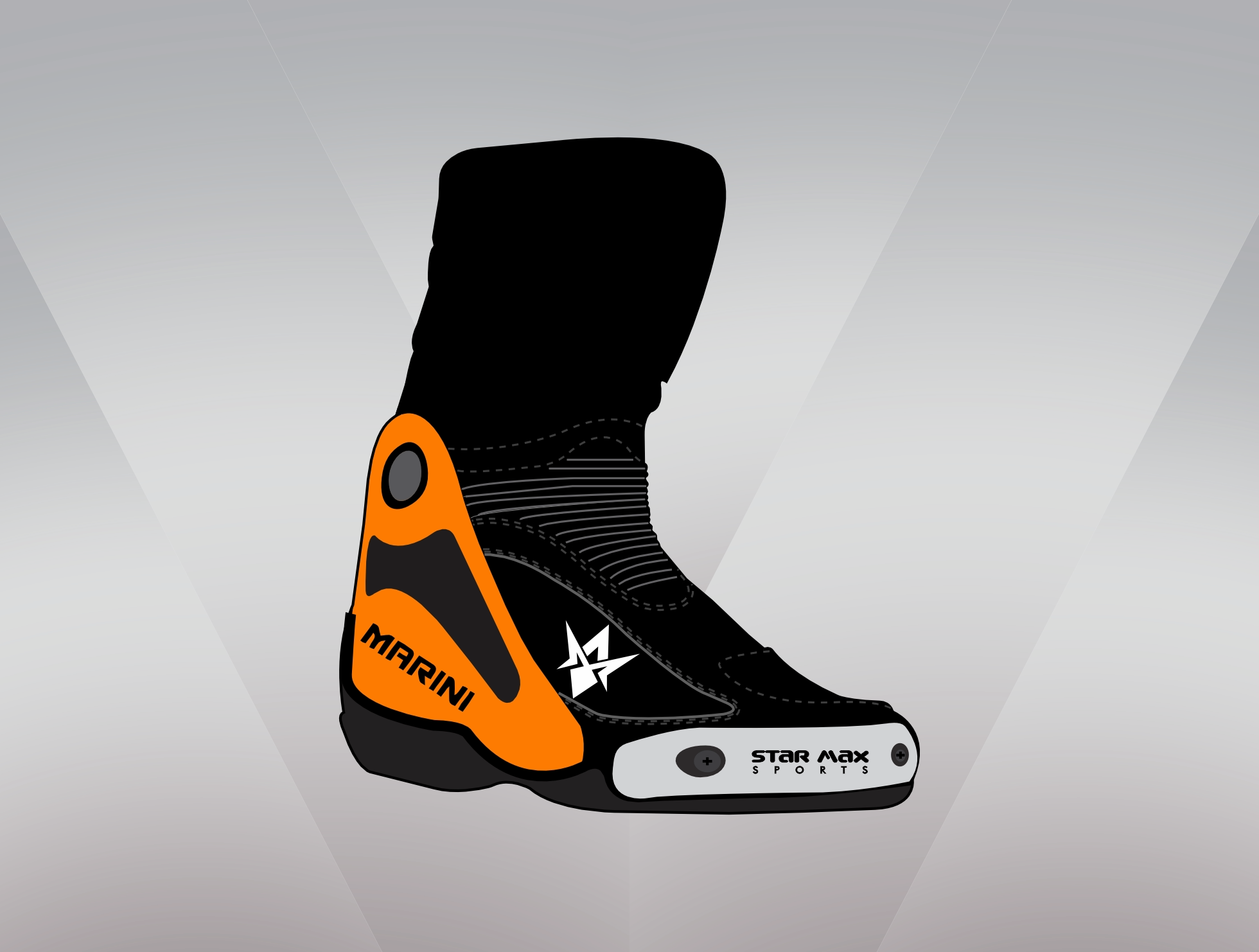 Motogp mooney vr46 luca marini race boot