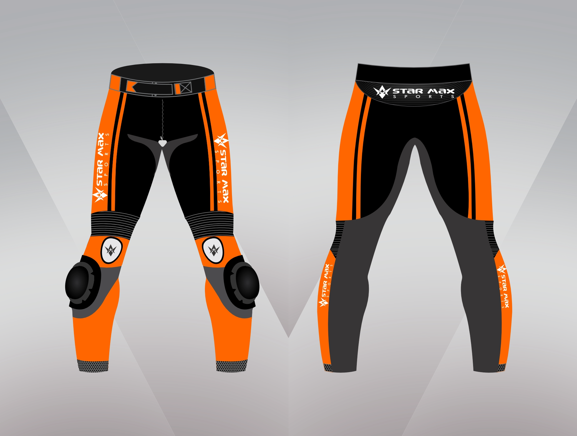 Star max sports special blaze leather racing pant..