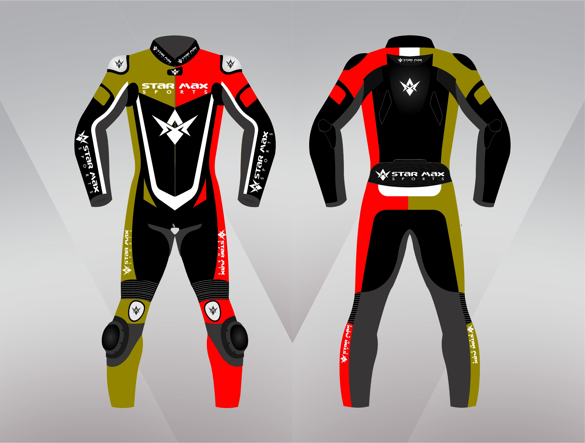 Star max sports special kingster leather racing suit..