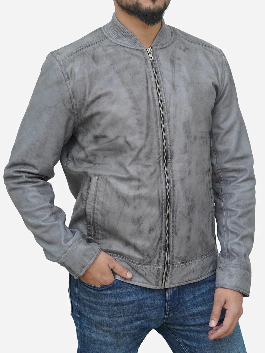 Star max sports casual seude leather bomber jacket,,,,