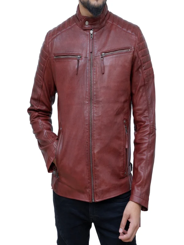 motorcycle leather jacket