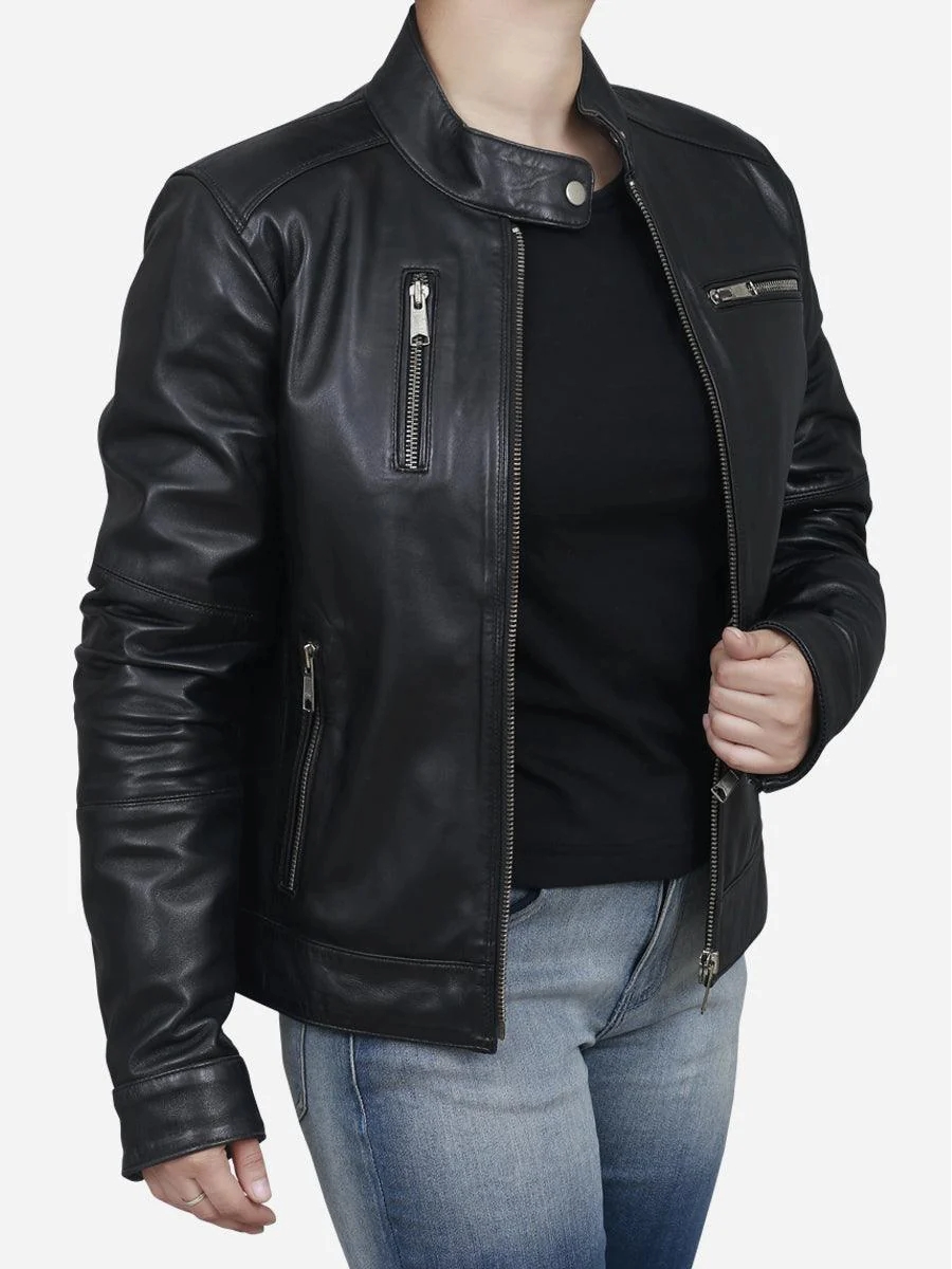 Star max sports kelly brown race biker leather jacket,,