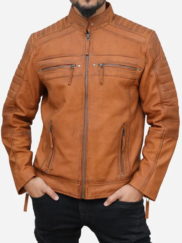 motorcycle leather jacket