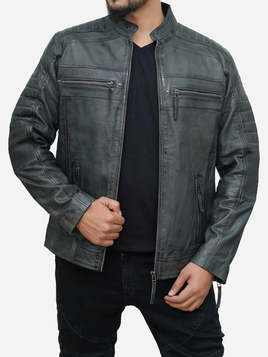 Motorcycle leather jacket