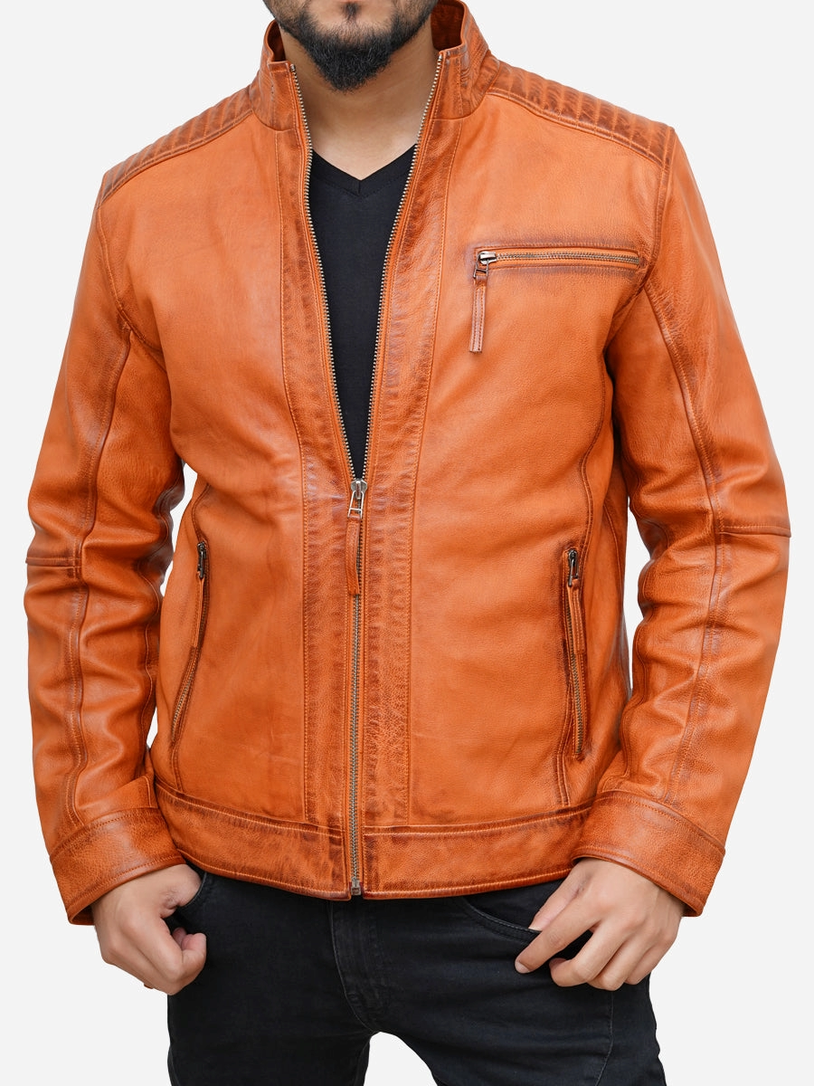 Motorcycle leather jacket