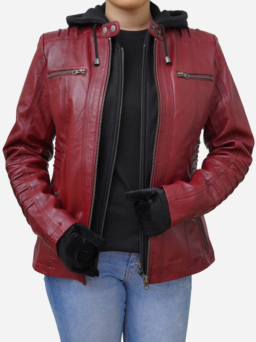 Star max sports rusberry red bomber leather jacket,,…,….