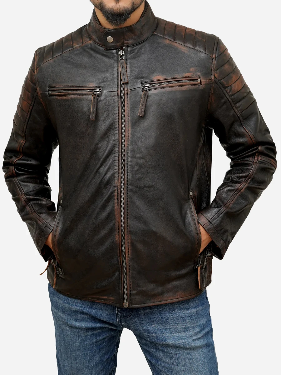 Motorcycle leather jacket